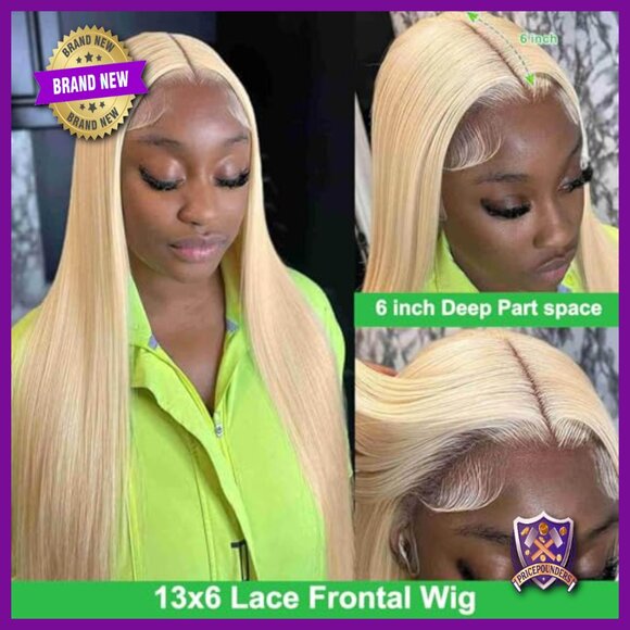 30 Inch Human Hair Lace Front Wig 13x6 HD Lace Brazilian Straight